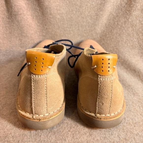 MARC O’POLO Sz 43 Men's Light Tan Suede Desert Lace Up Rubber Sole Boots - Picture 9 of 10